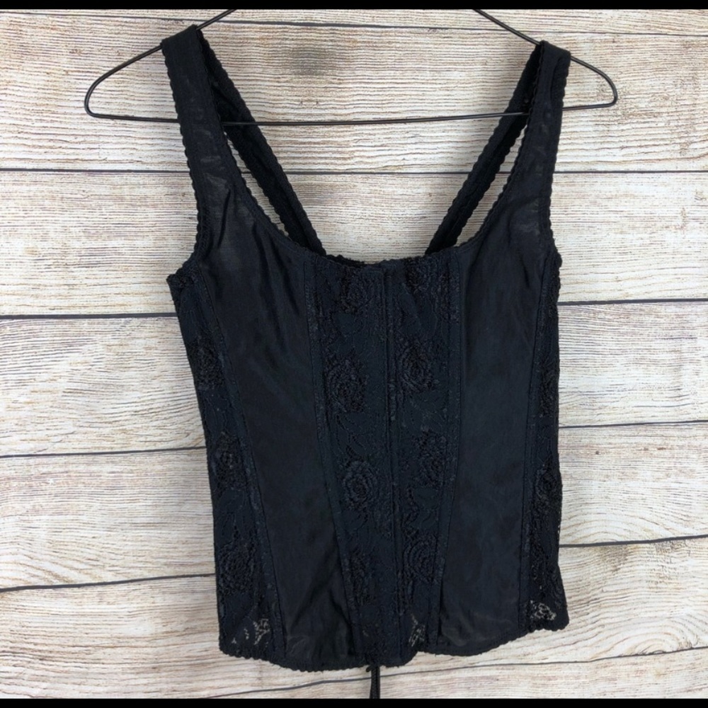 Fredericks of Hollywood Black Corset